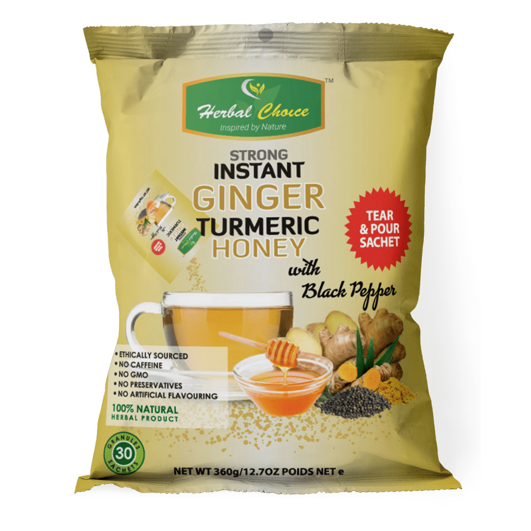 White Minimalist Product Skincare Instagram Post (20) Instant Ginger Turmeric Tea