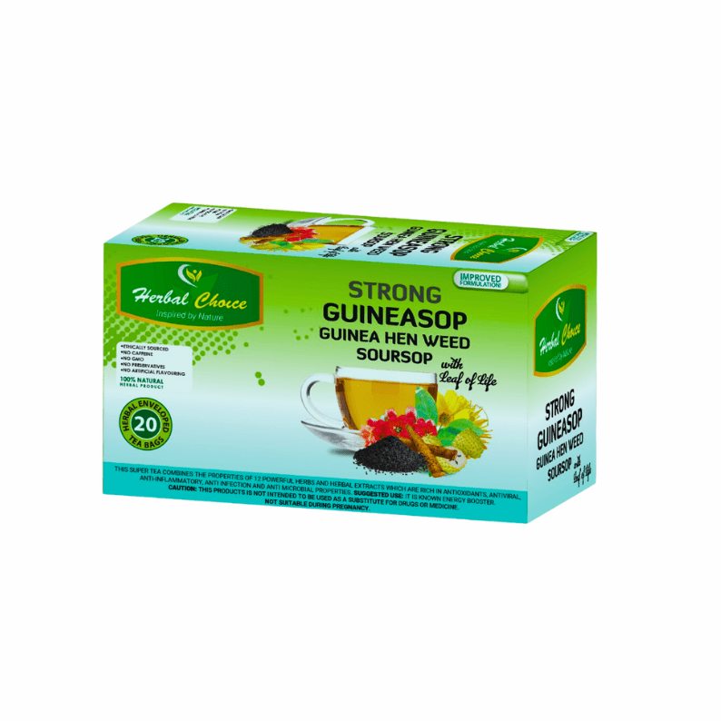 #5a667f Guinea hen weed and soursop leaf