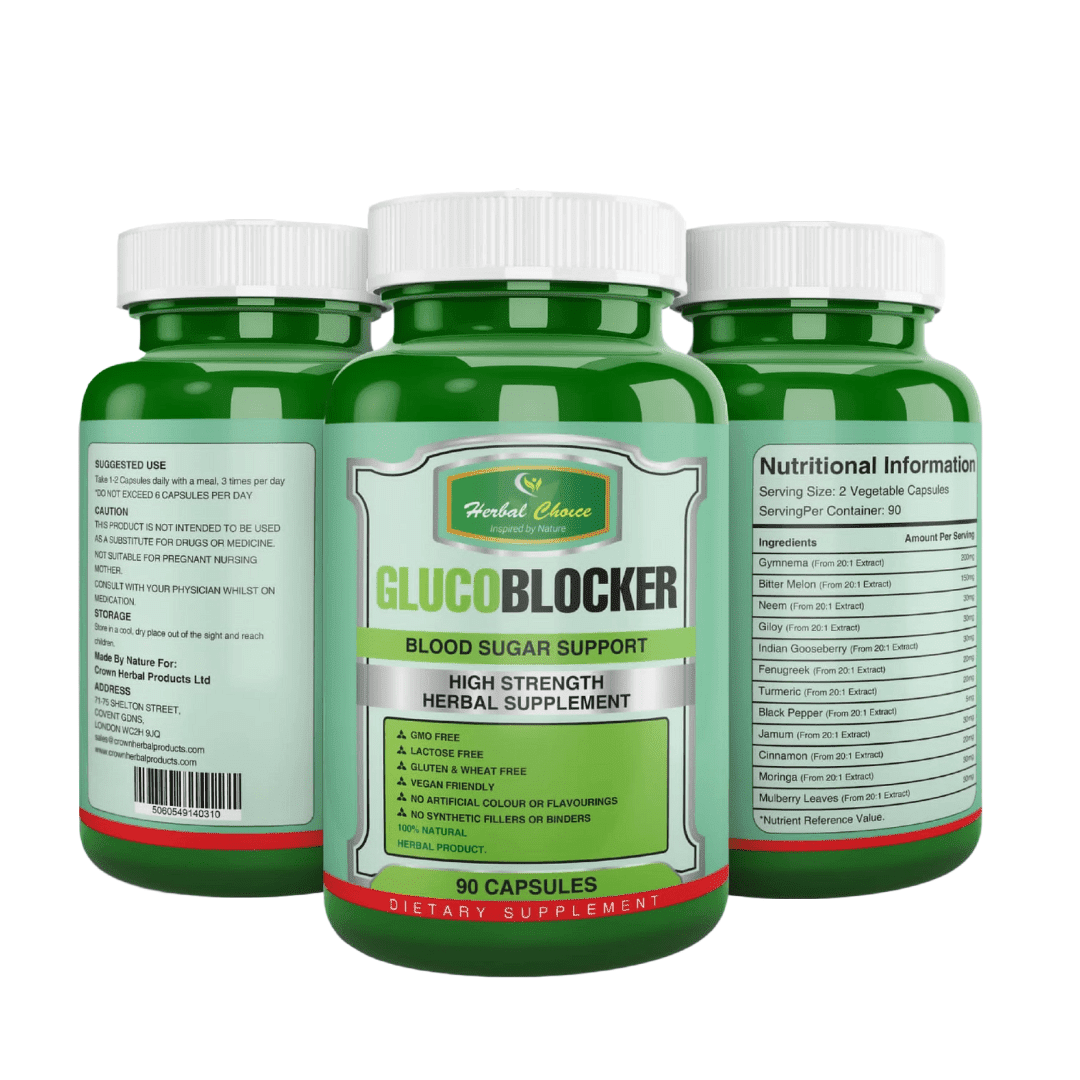 White Minimalist Product Skincare Instagram Post (23) GlucoBlocker Capsules